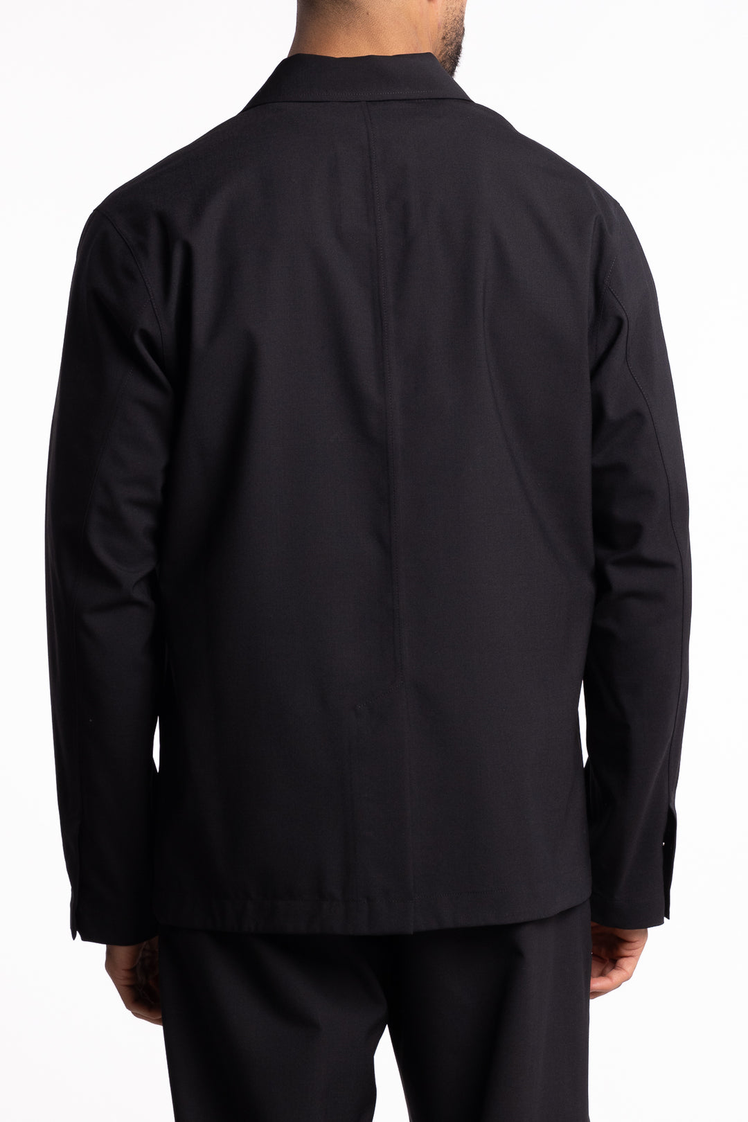 Laminar Woven Jacket Black