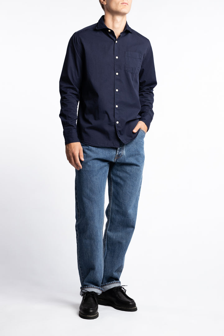 Reg Fit Wide Spread C GD Twill Night Blue
