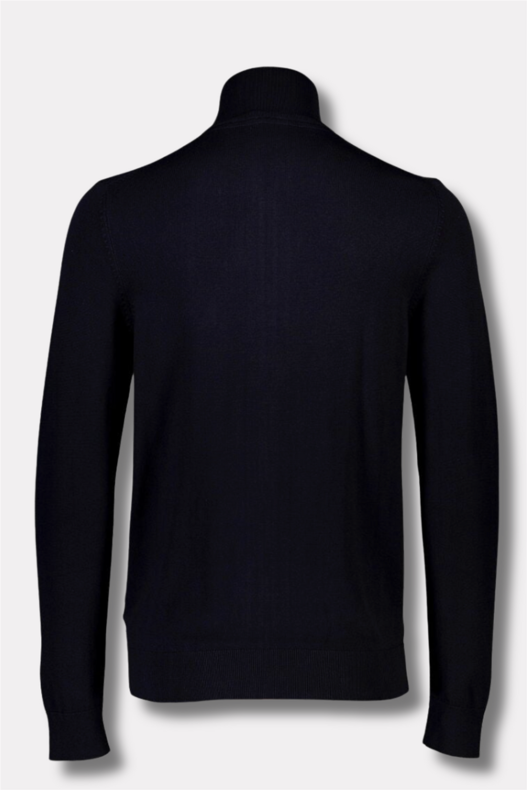 Ecovero Zip Cardigan Navy