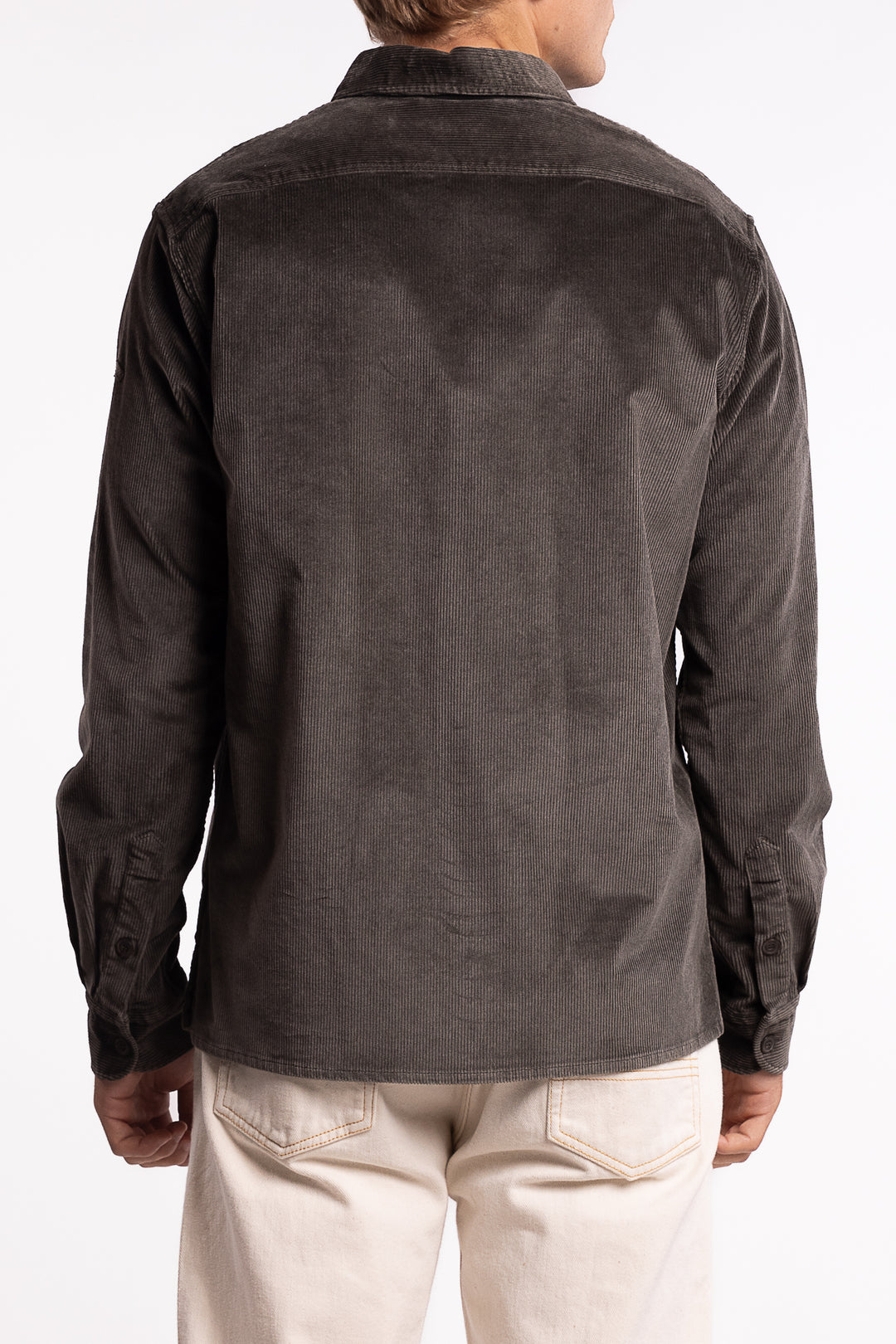 Velvet Overshirt Grey