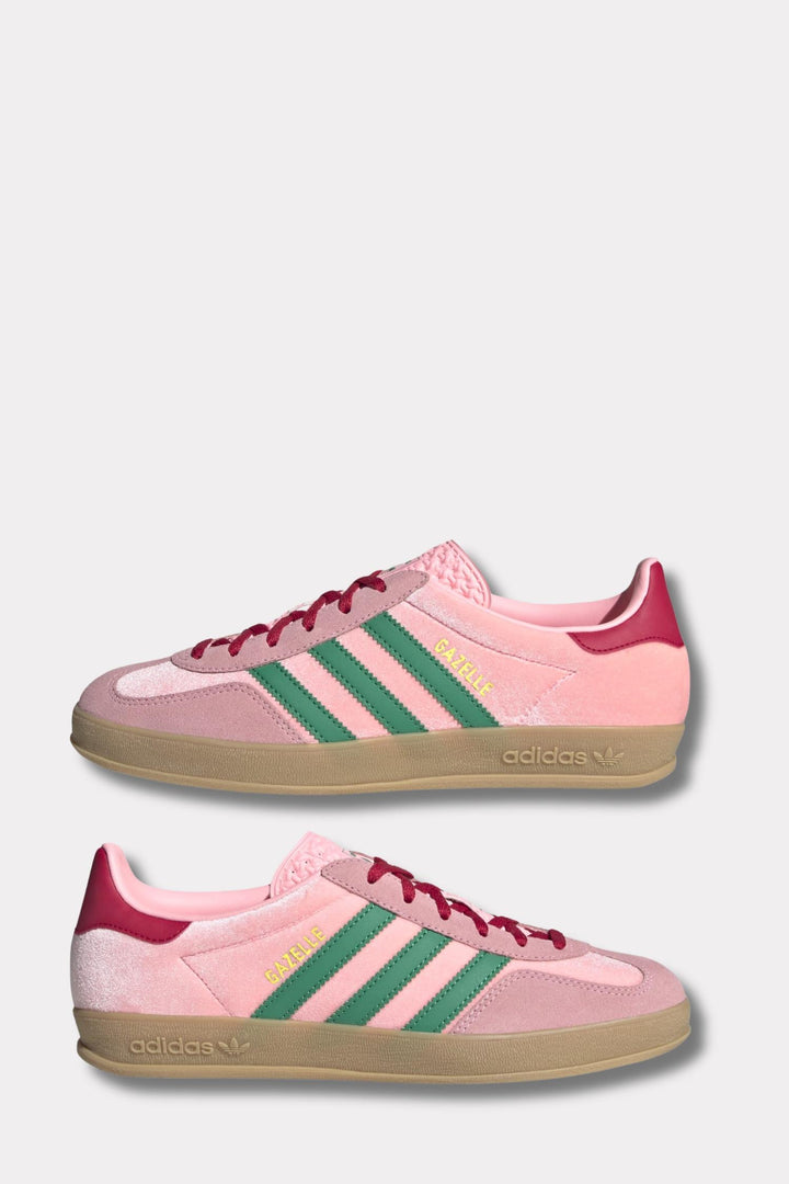 Gazelle Indoor W- Court Green/Glow Pink/Gum