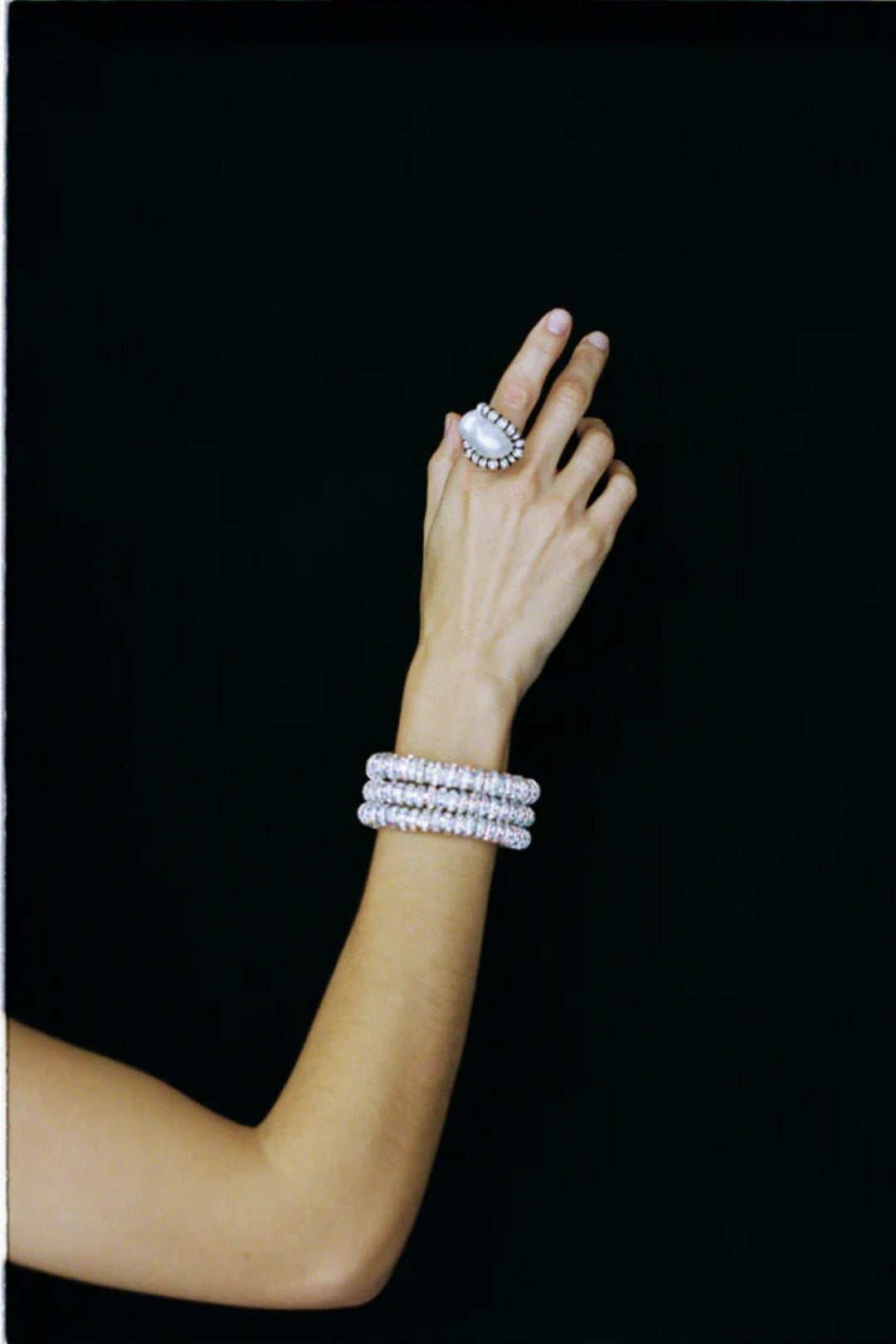 Mini Baroque Ring - Silver