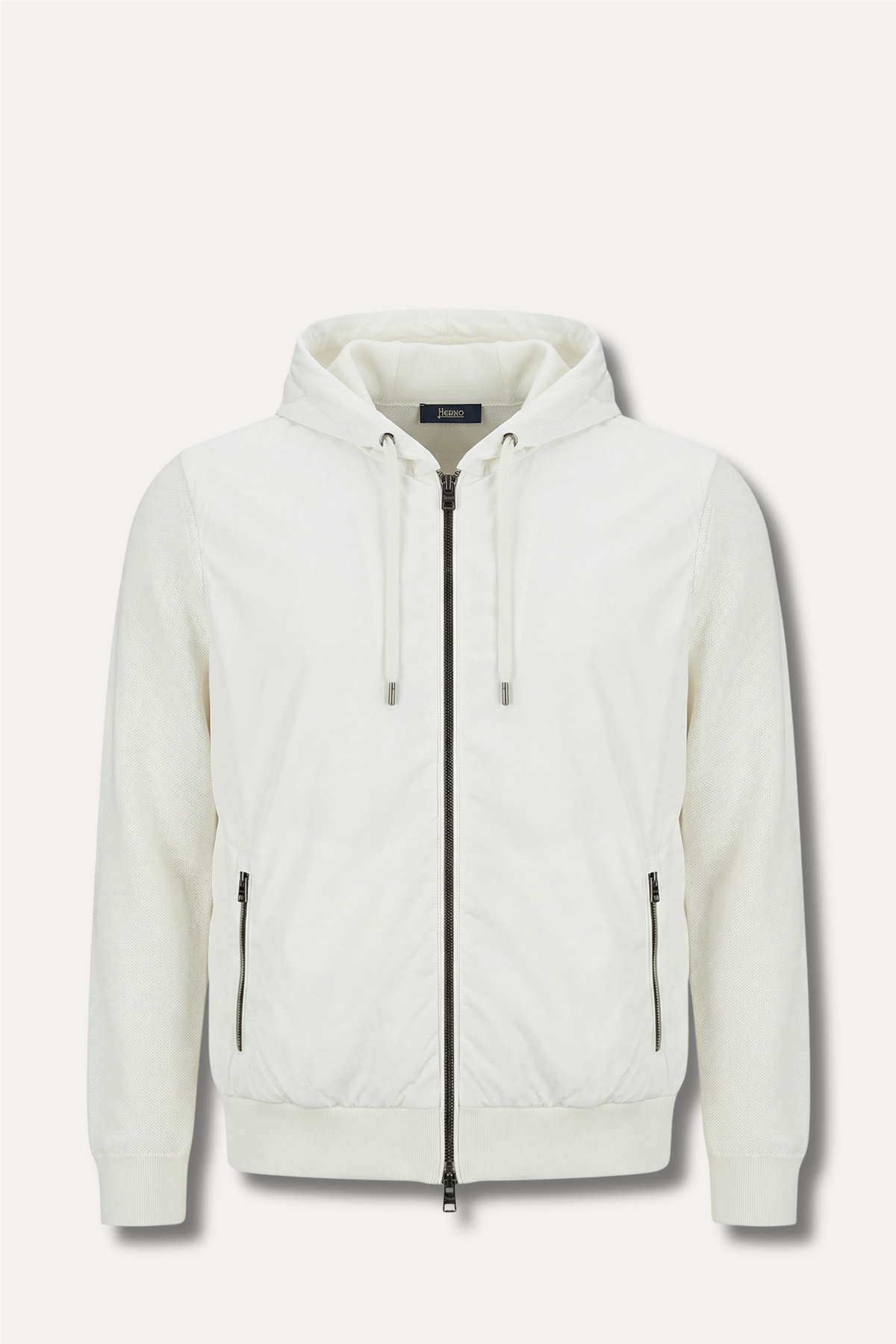 Knitted Nylon Jacket Off White