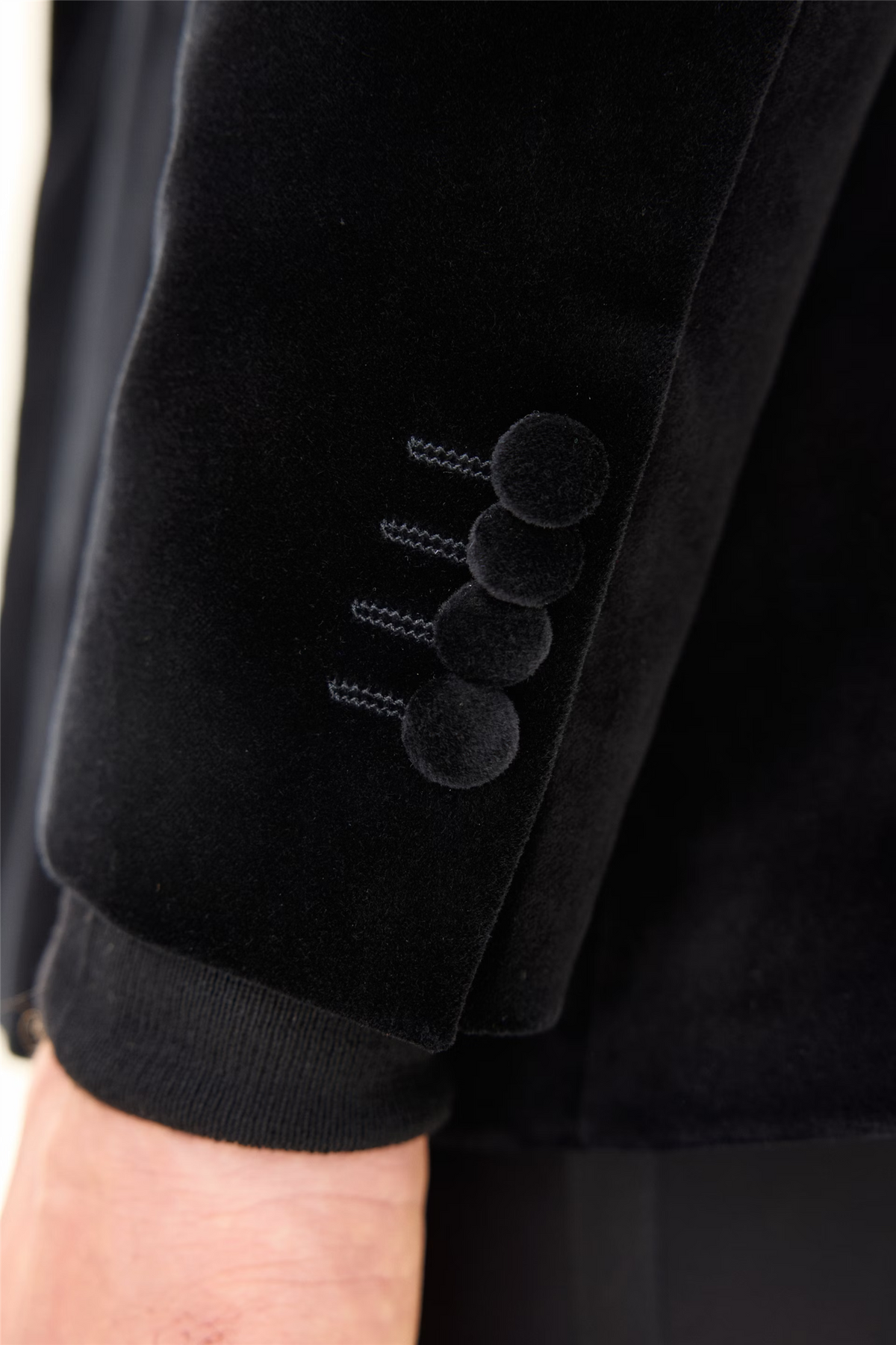 Fattore Tuxedo Blazer Velvet Black
