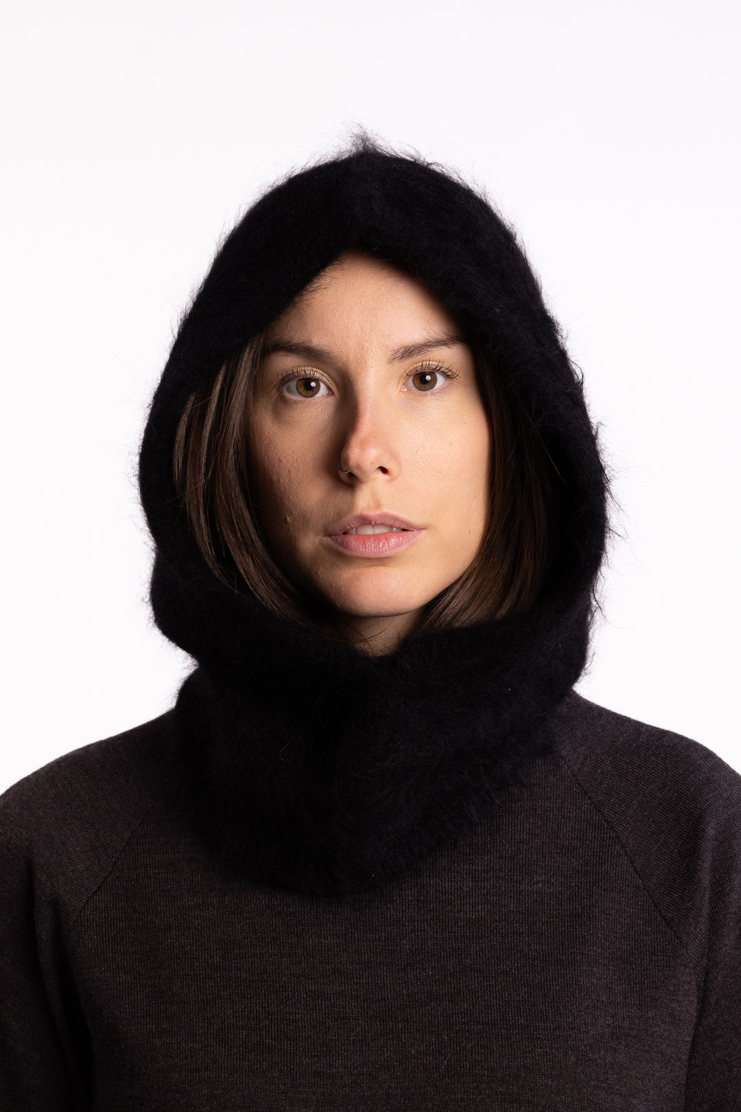 Kajsa Chunky Balaclava- Black