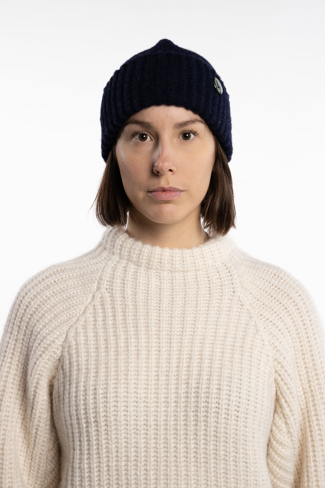 Shaggy Beanie Navy