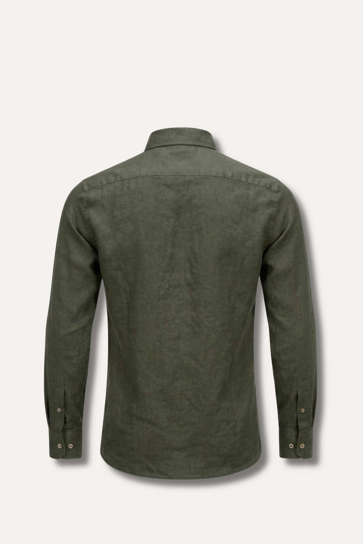Linen Shirt Olive Green