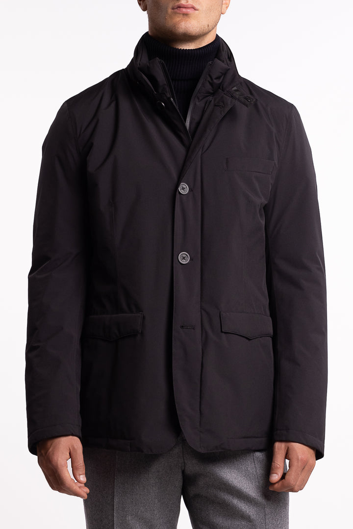 Blazer With Bib In 2-Layer Windstopper Black