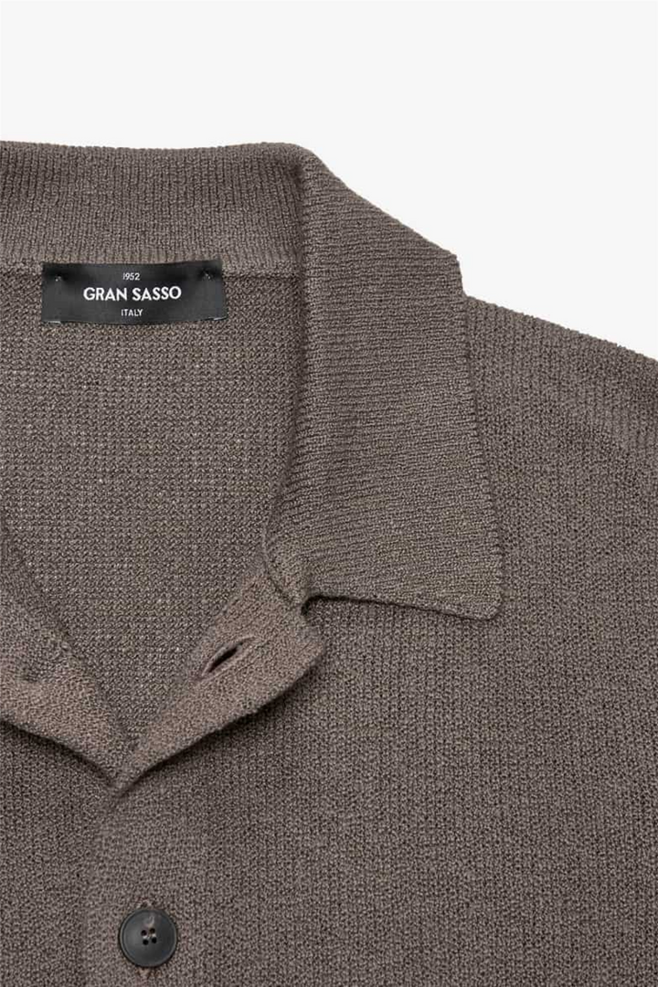 Cashmere/Cotton Cardigan Brown