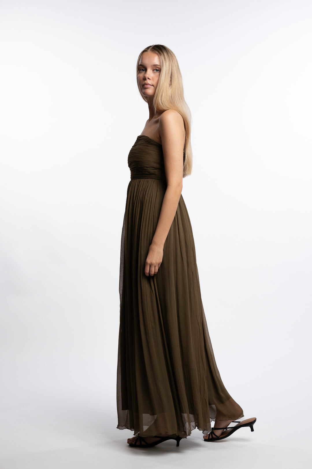 Amalfi Dress- Dark Olive