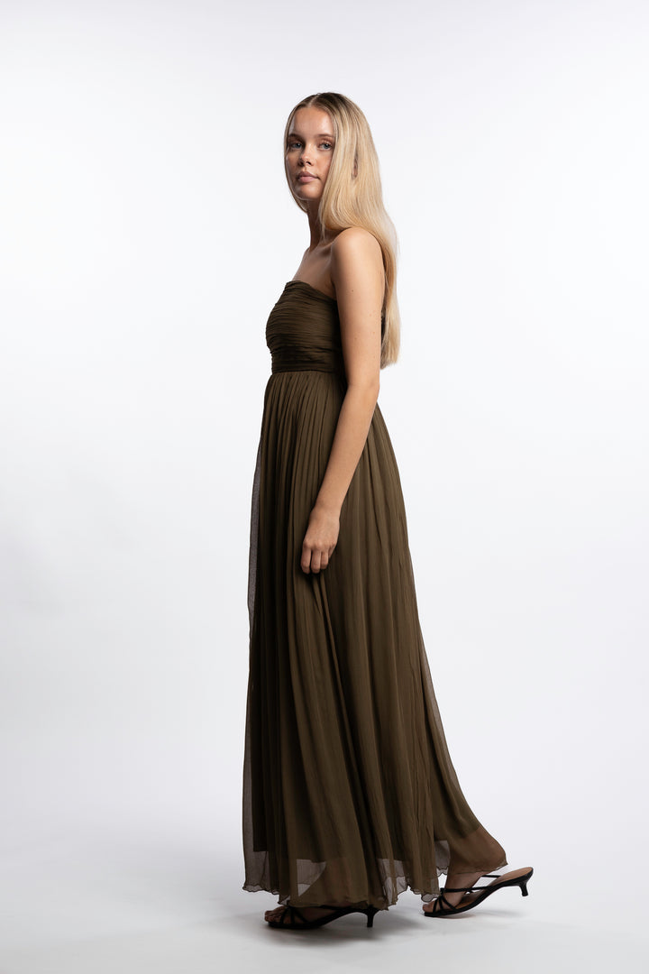 Amalfi Dress- Dark Olive