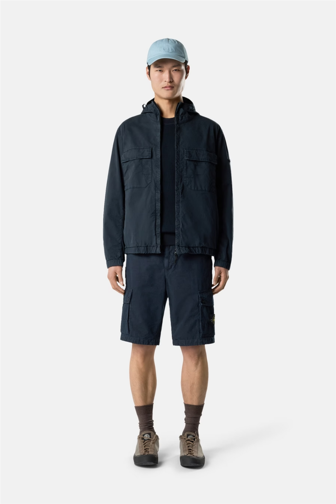 L100019 Brushed Organic Cotton Canvas Navy 'Old'