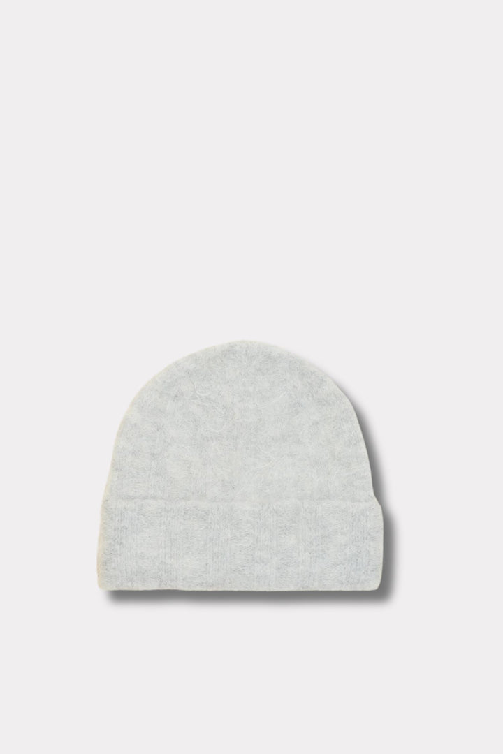 Erica Fluffy Beanie- Lt. Grey