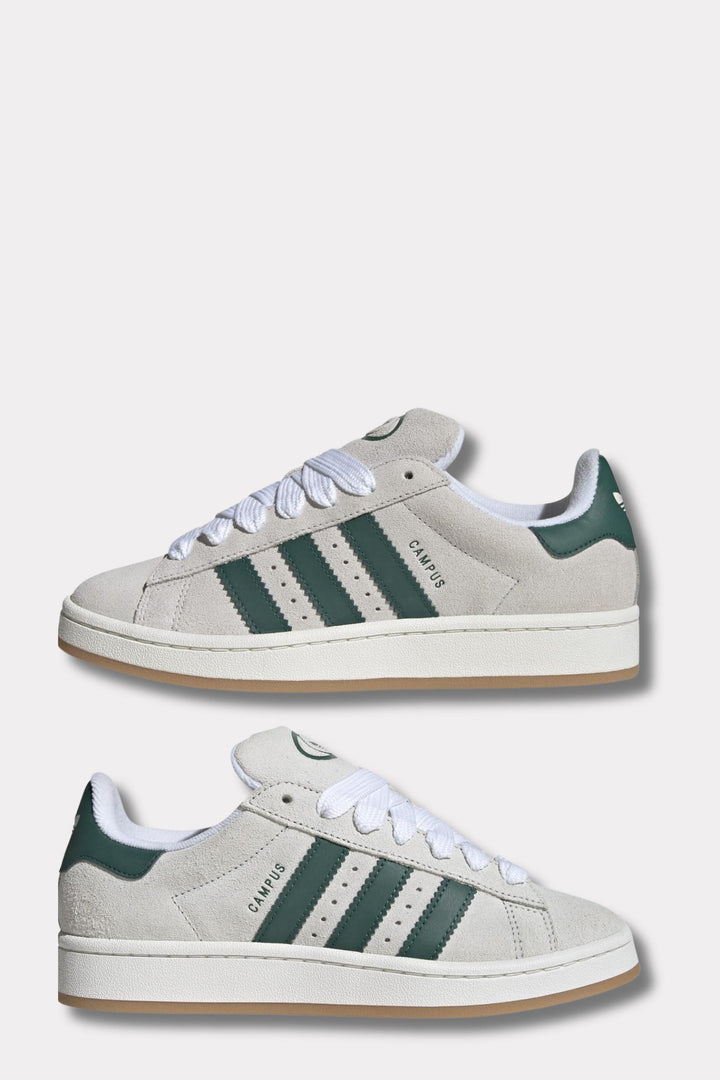 Campus 00s W- Crystal White &amp; Collegiate Green