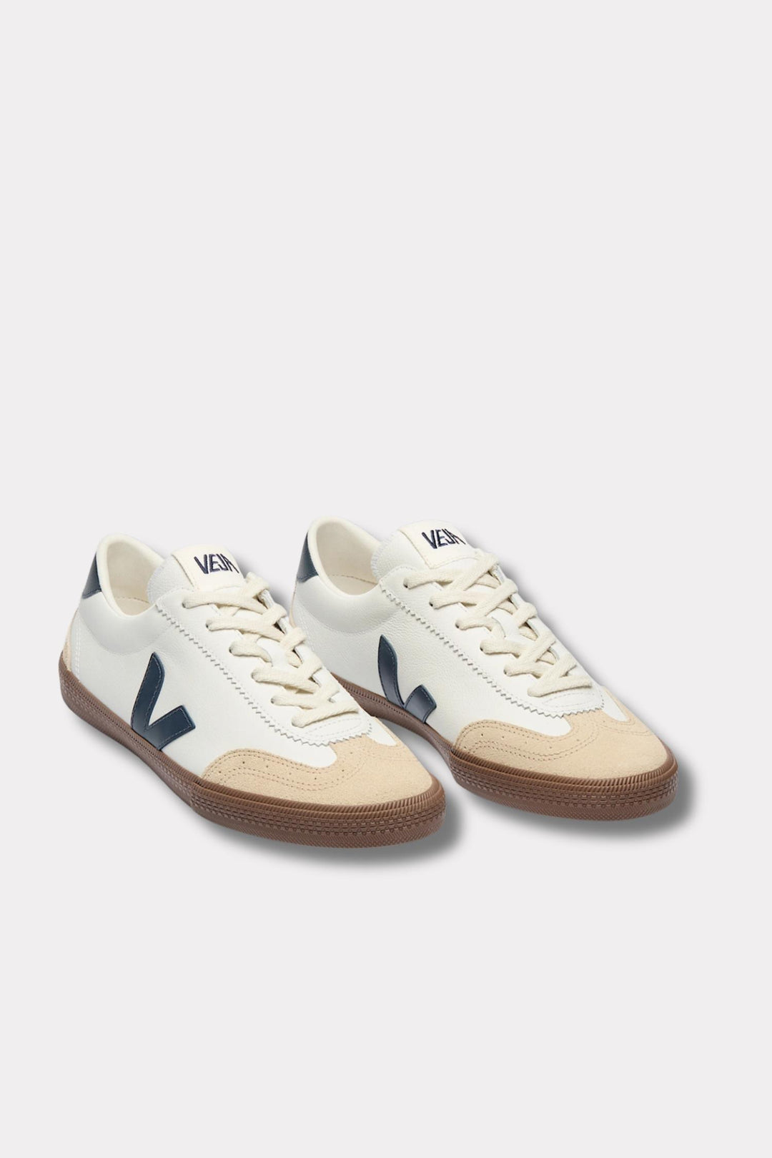 Volley O.T. Leather- White Nautico Bark