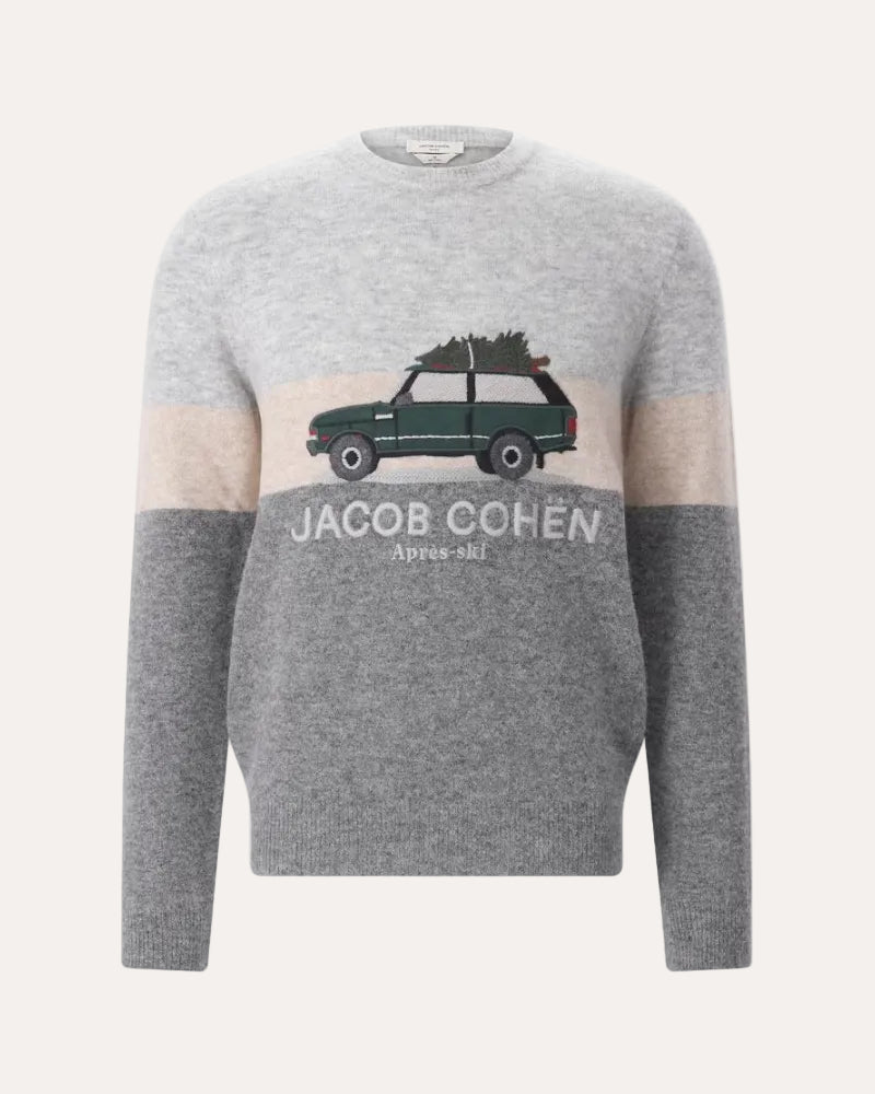 Alpaca Wool Crewneck Sweater Range Rover