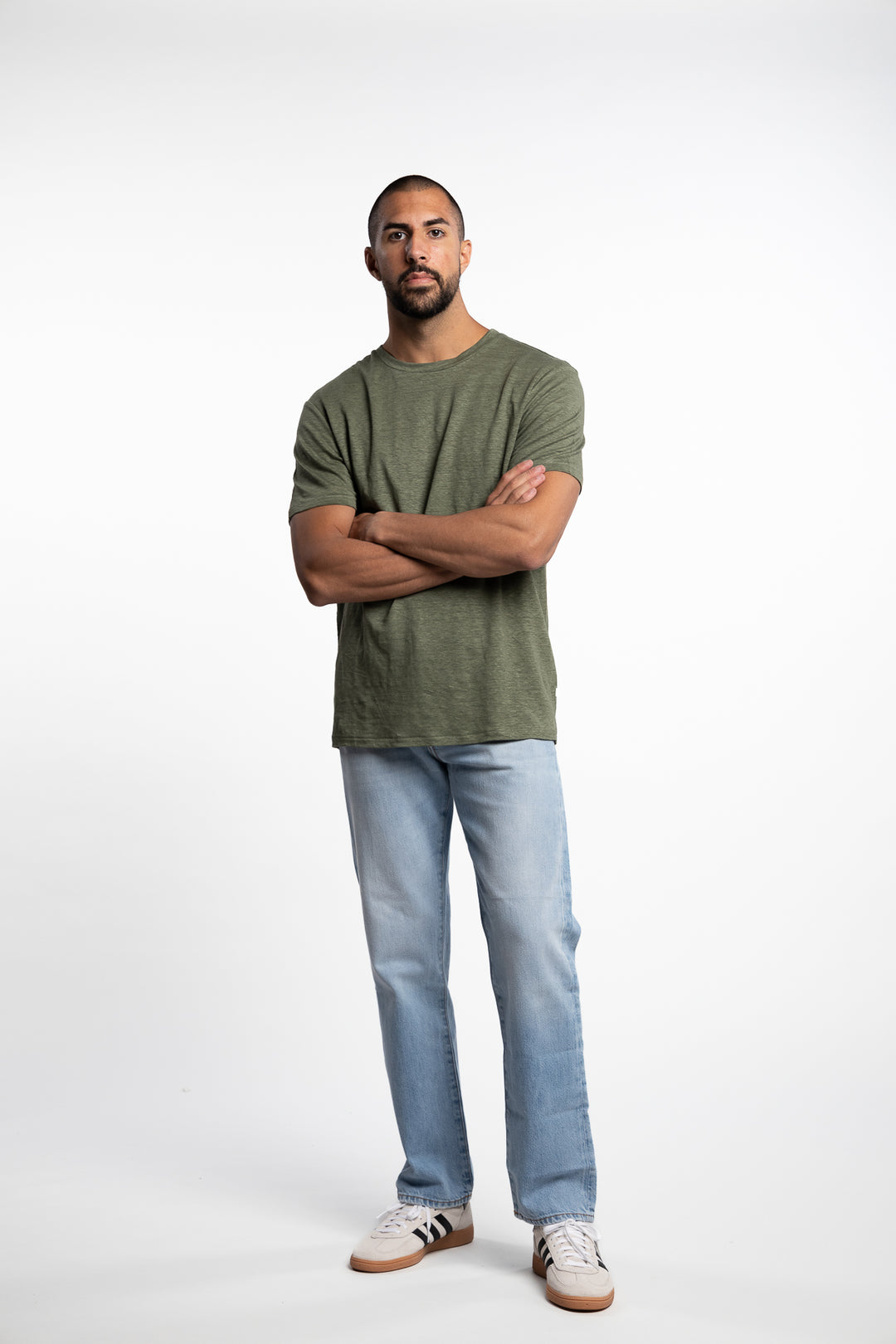 Coma Linen Tee Olivine