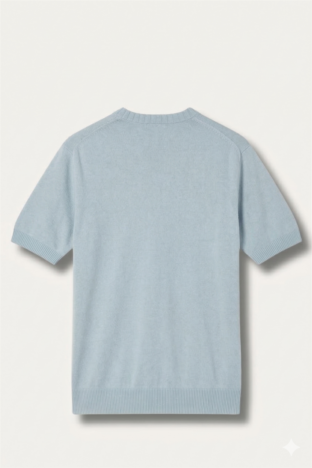 Girocollo Rasato Azzurro