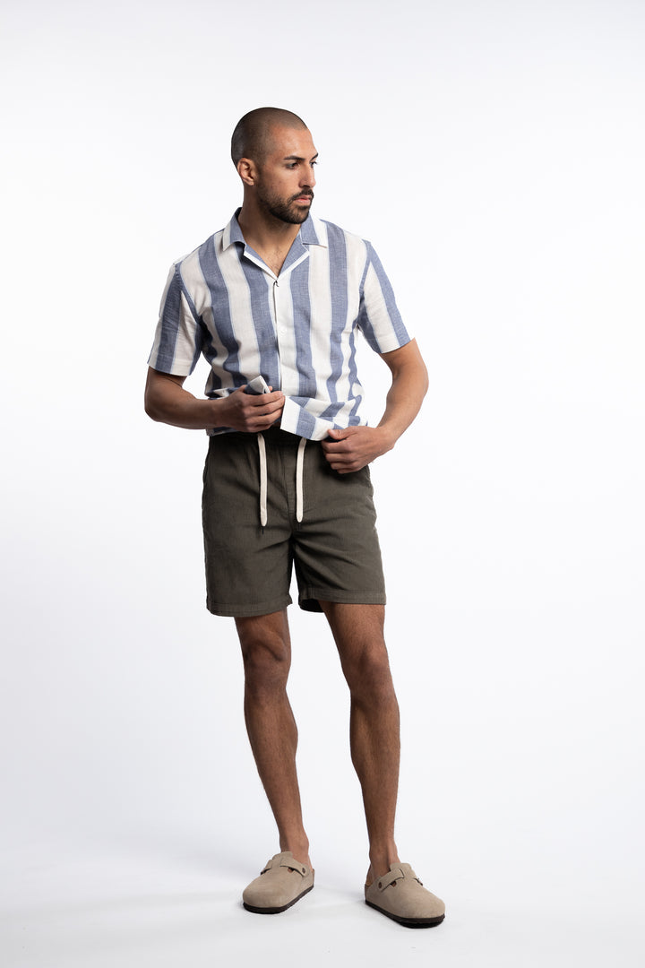 Corduroy Shorts Lt Army