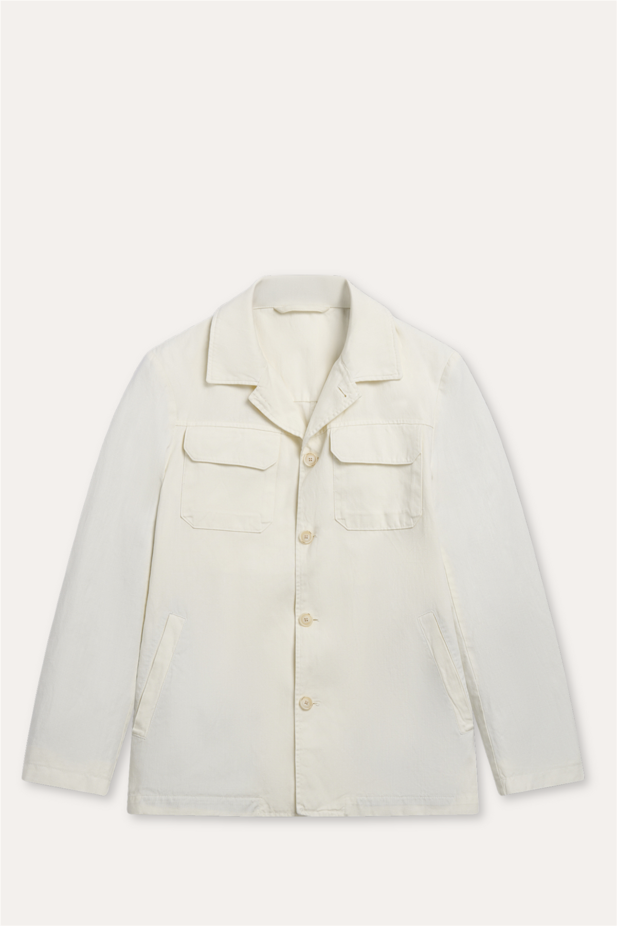 Salinas Cotton/Linen Jacket Ecru
