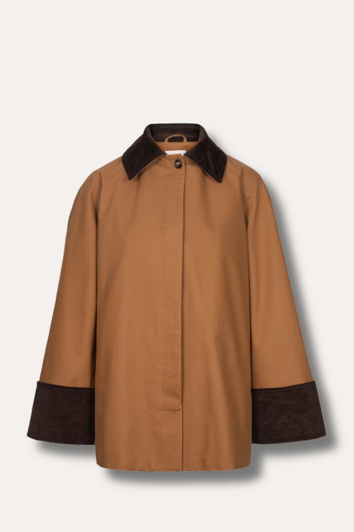Heather Jacket- Dark Camel