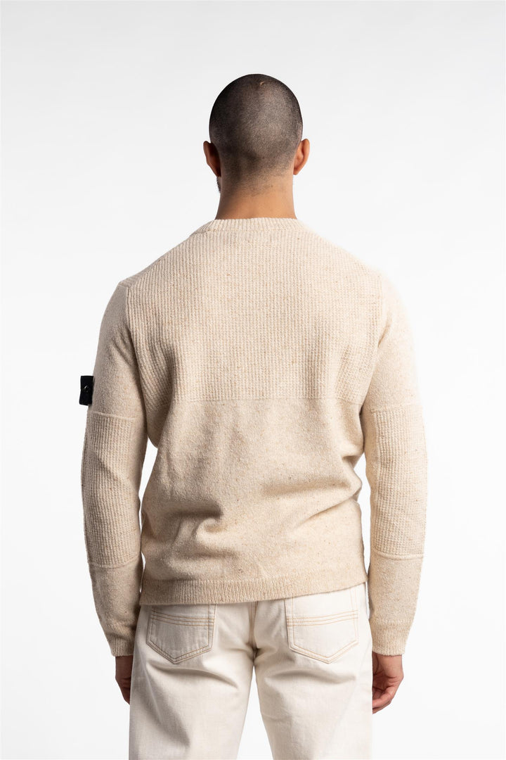 Wool/Silk Knitwear Beige