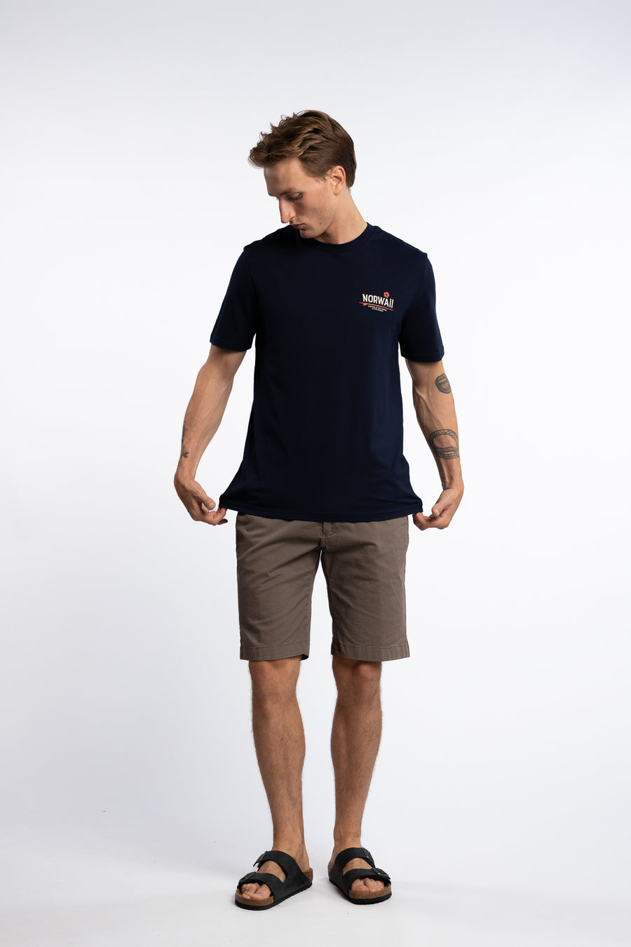 Surf Flower Tee Navy