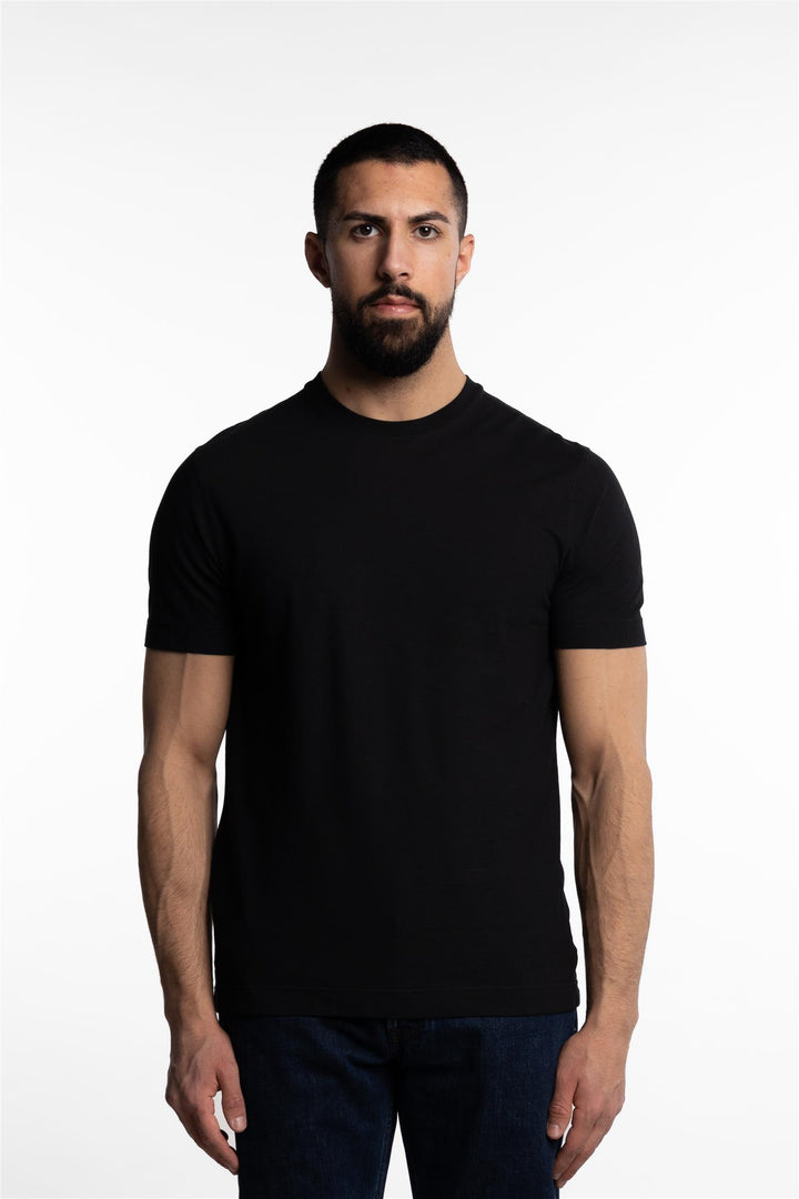 Ice Cotton Short Sleeve T-Shirt Black