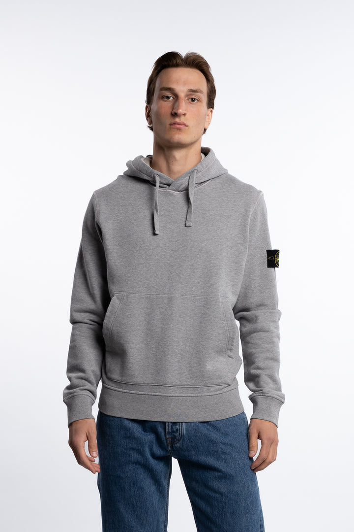 Garment Dyed Hooded Sweatshirt Grey