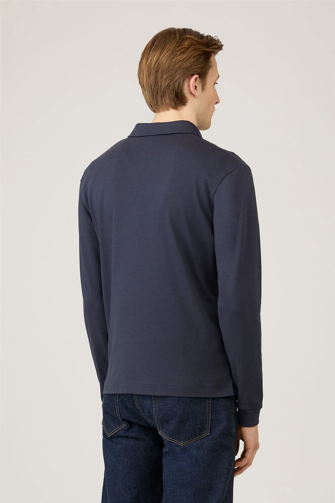 Heavyweight Rugby Polo Shirt Navy