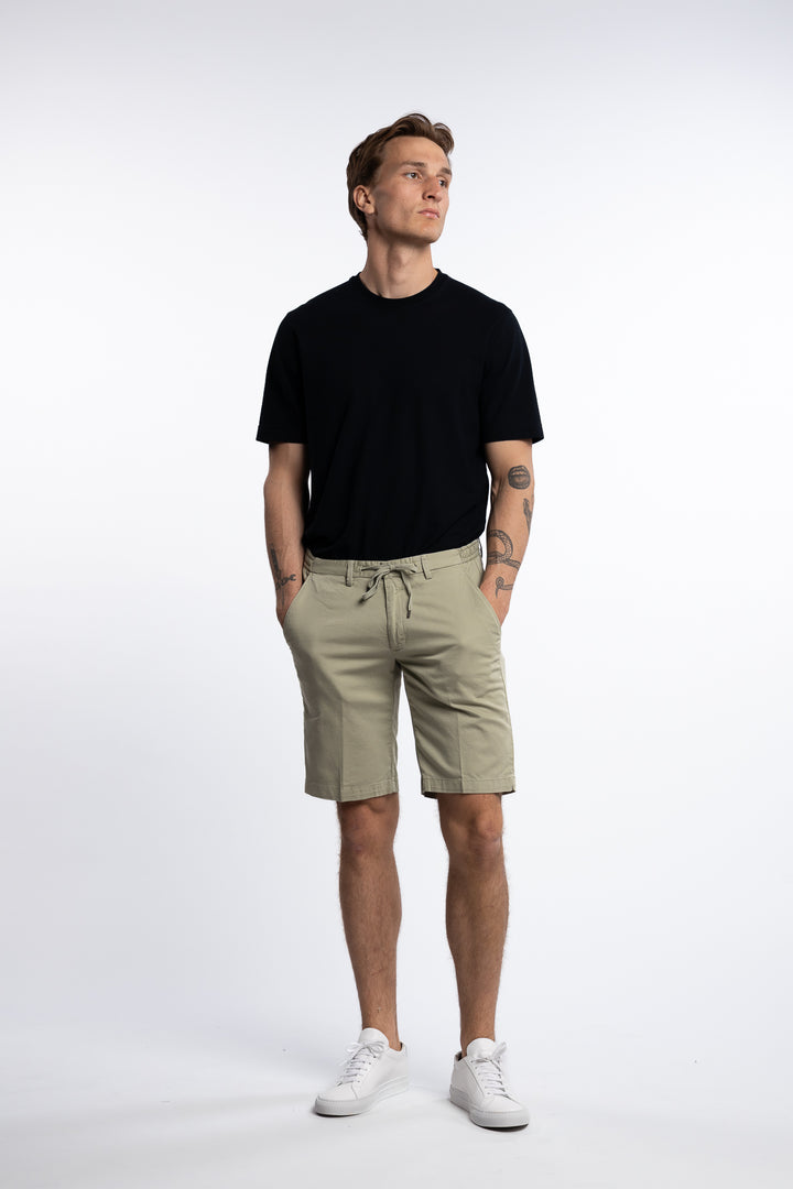 Cotton/Elastan Shorts Light Green