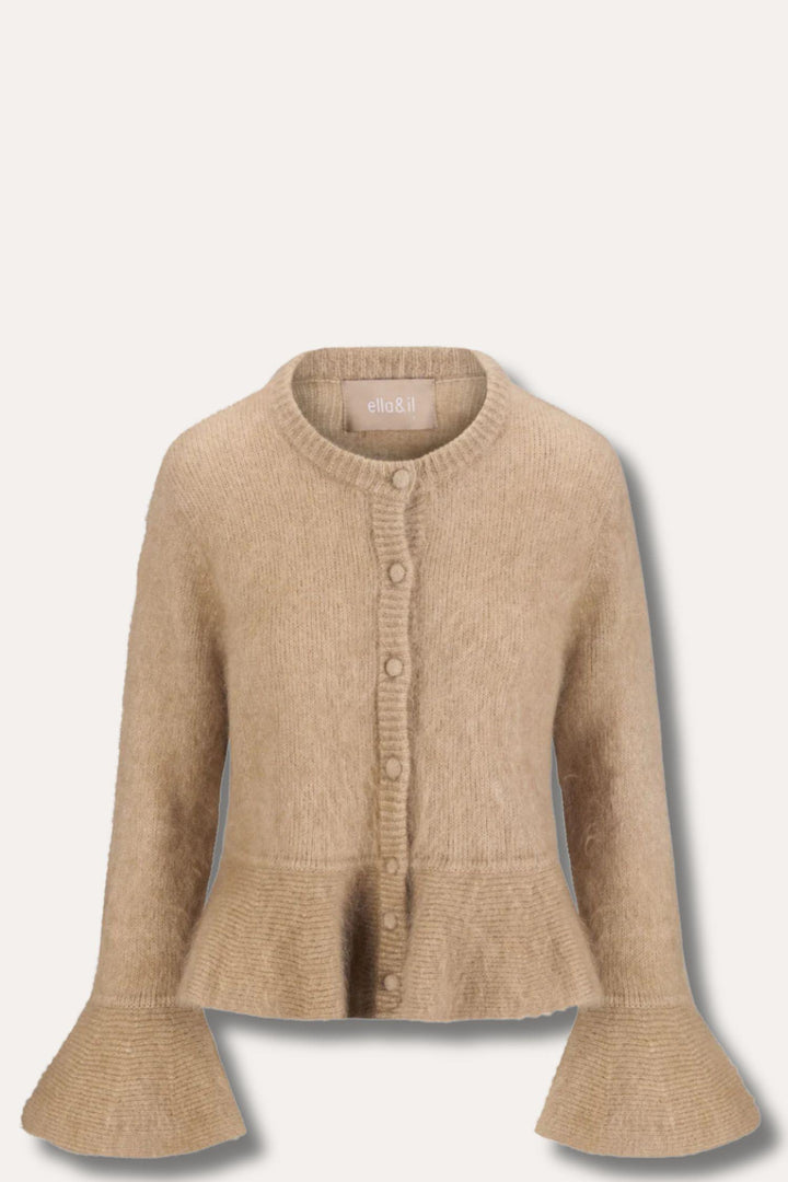 Maren Chunky Cardigan- Hazel Beige