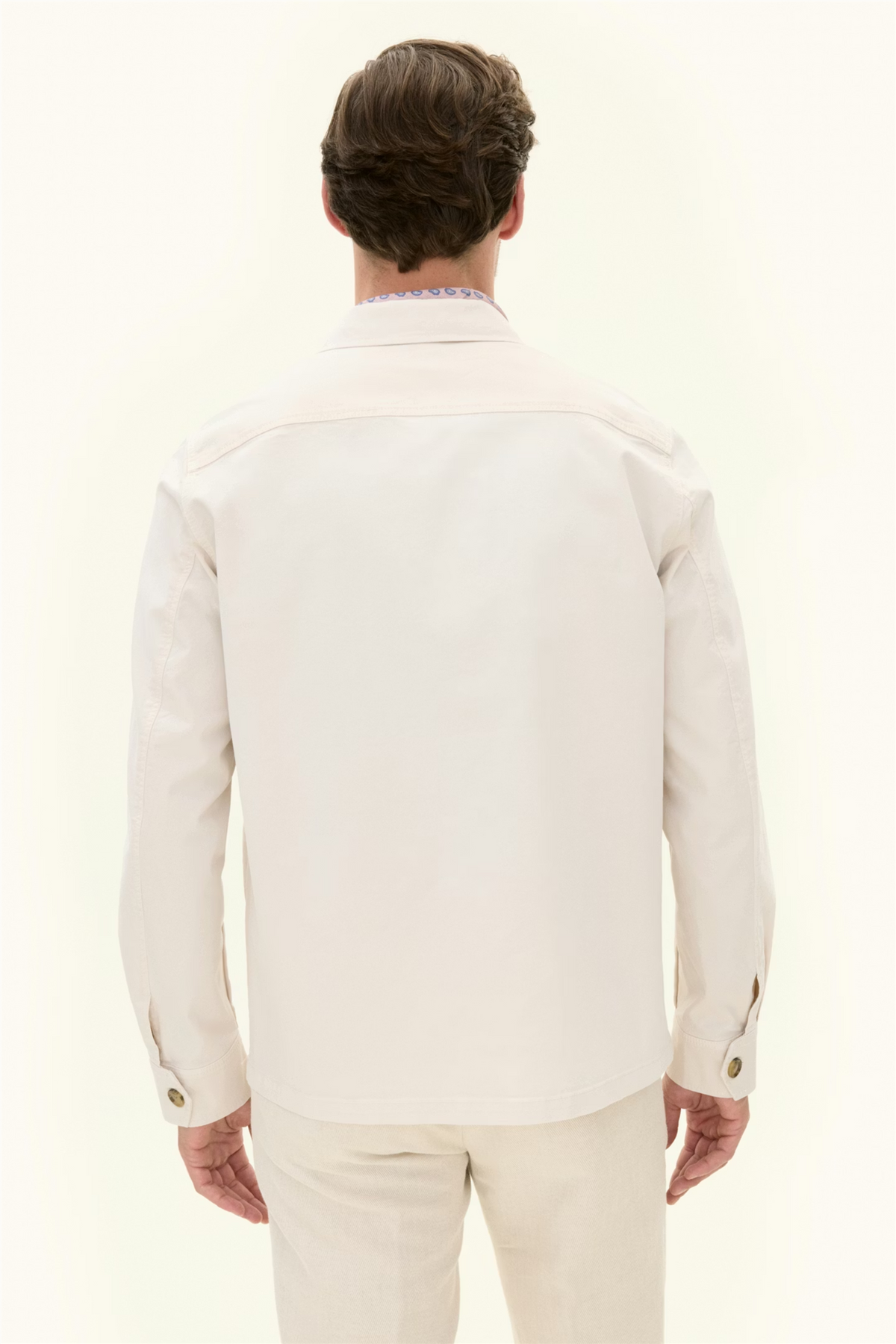 Safari Shirt Jacket Creme White