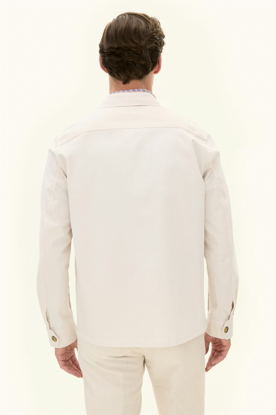 Safari Shirt Jacket Creme White
