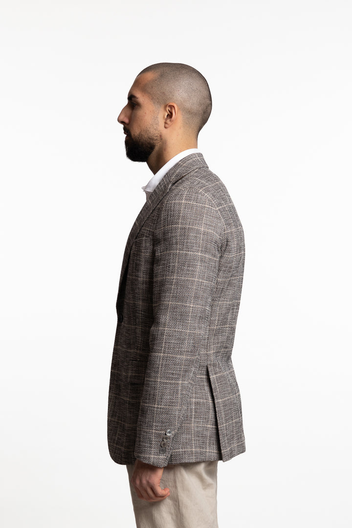 New Sienna Blazer Check Pattern