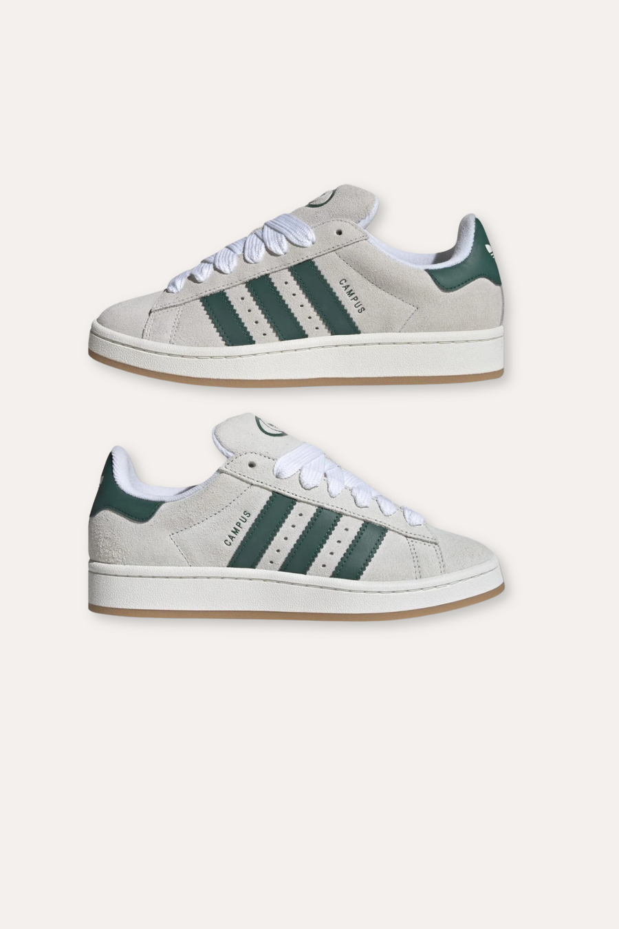 Women's Campus 00s W- Crystal White &amp; Collegiate Green