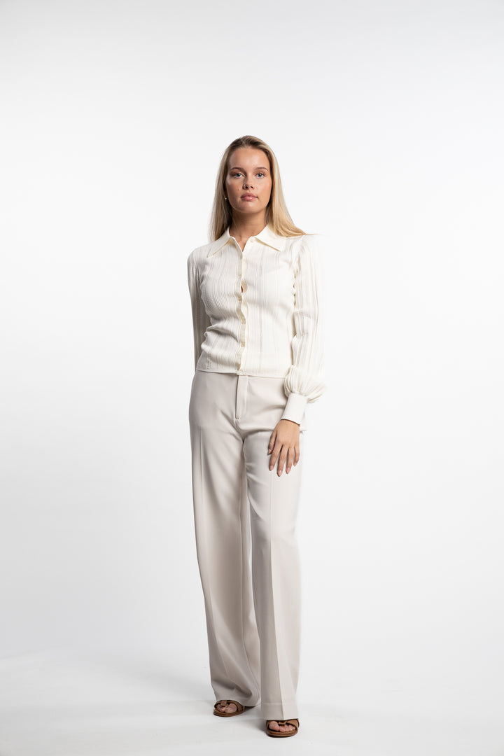 Hutton Trouser- Ivory