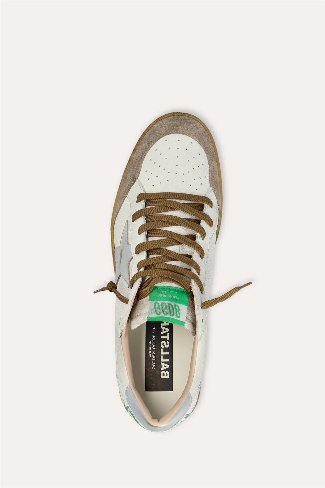 Ball Star Nappa White/Beige/Silver