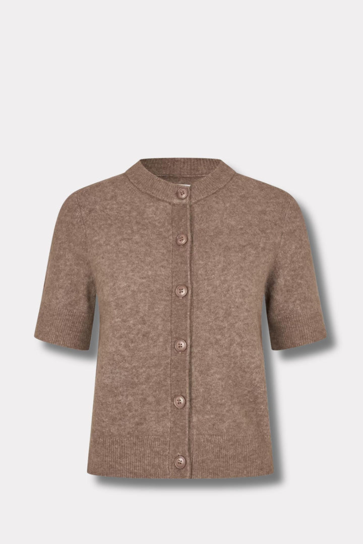 Sanoura SS Cardigan 15556- Fossil
