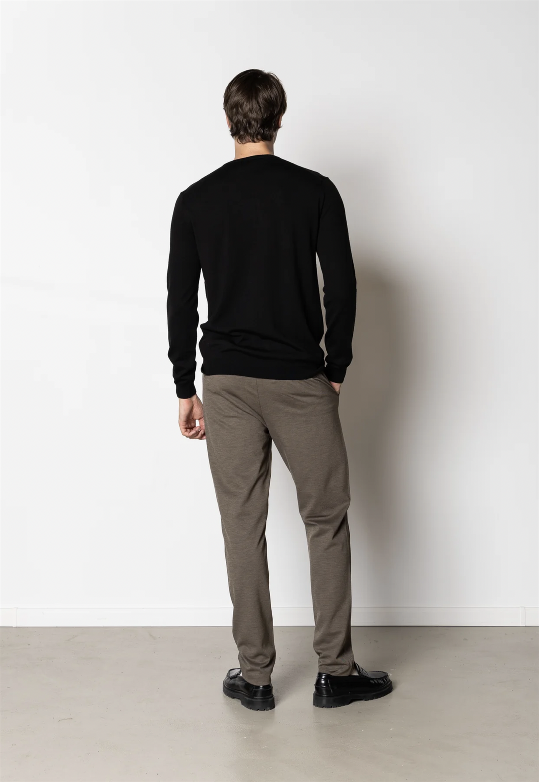 Alfredo Merino Wool Jumper Black