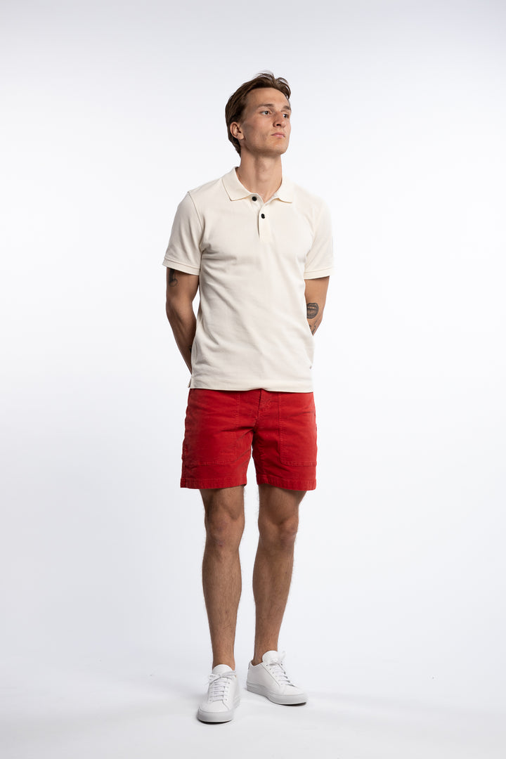 Grinder Corduroy Shorts Red Crimson
