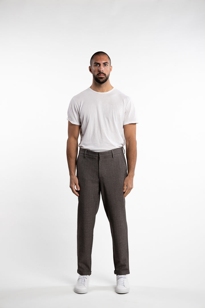 Albert Trouser Cool Taupe Melange