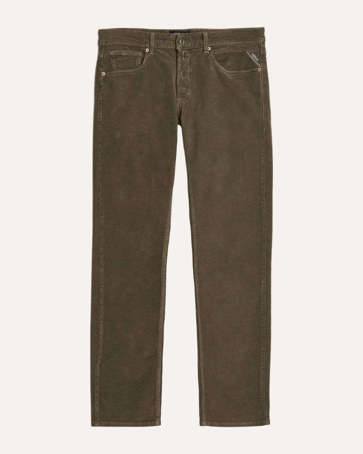 Grover Corduroy Straight Fit Jeans Olive