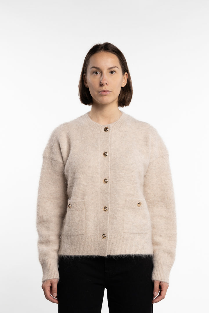 Bobbie Cardigan- Light Oat