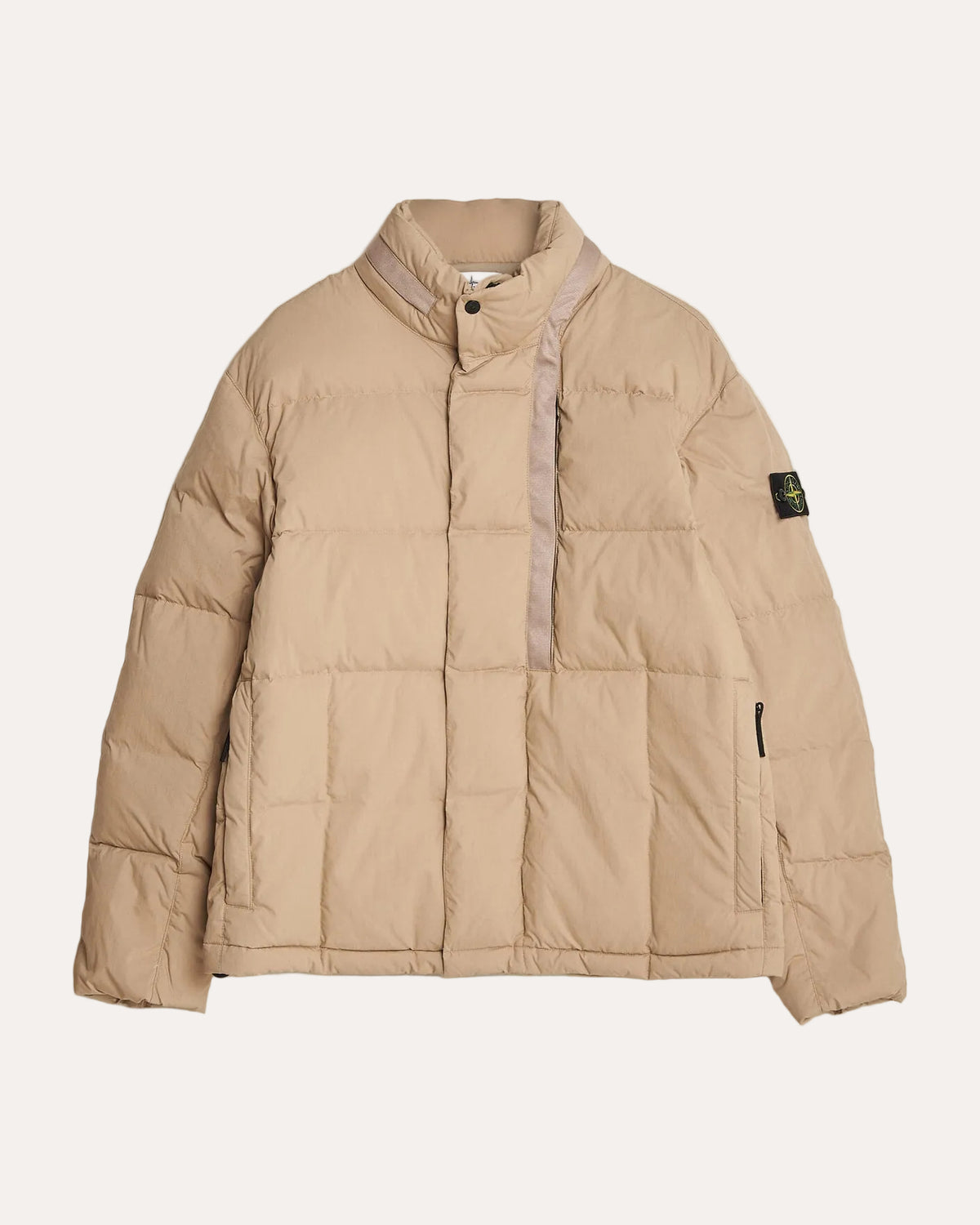 4100046 Cotton Nylon Tela Jacket Beige
