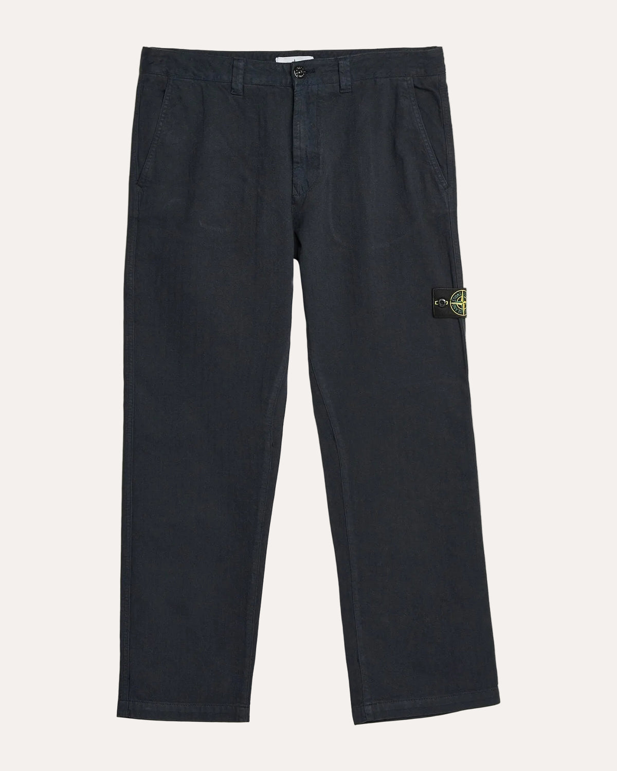 Navy Cotton Pantalone Regular