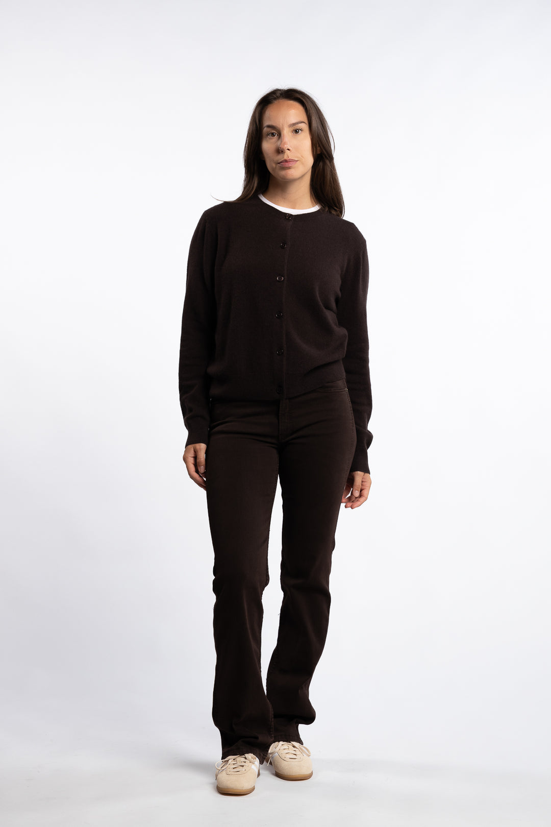 Saboston Cardigan 6304 - Black Coffee