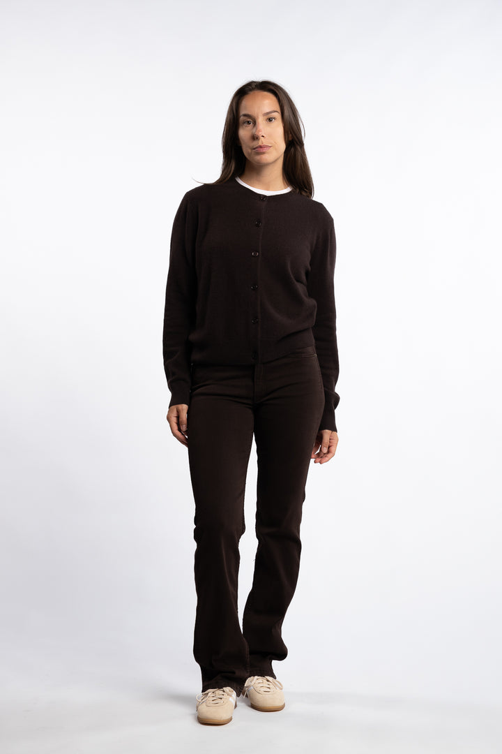 Saboston Cardigan 6304 - Black Coffee