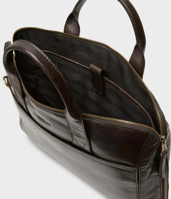 Gustav Data Bag 15" Dark Brown