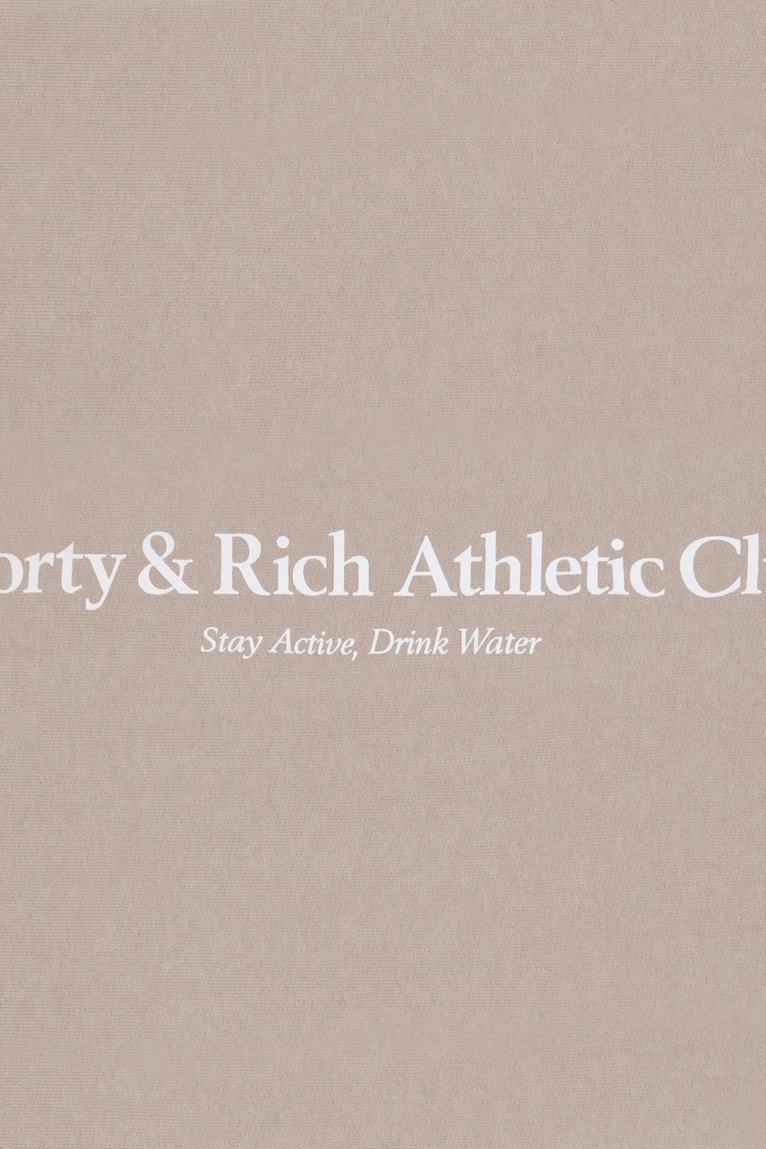 Athletic Club Sweatpants- Elephant/White